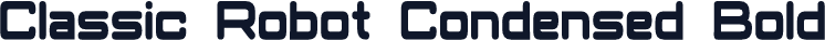 Classic Robot Condensed Bold