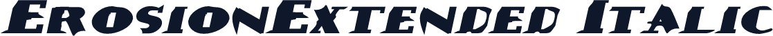 ErosionExtended Italic