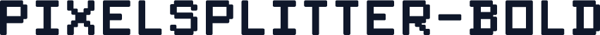 PixelSplitter-Bold