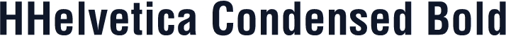 HHelvetica Condensed Bold