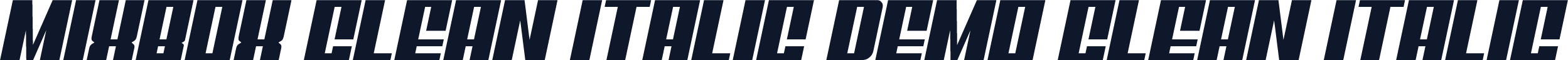 Mixbox Clean Italic Demo Clean Italic