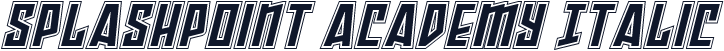 Splashpoint Academy Italic