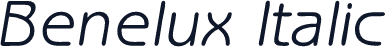 Benelux Italic