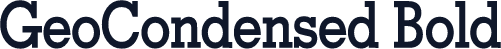 GeoCondensed Bold