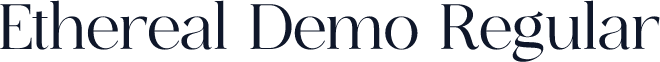 Ethereal Demo Regular