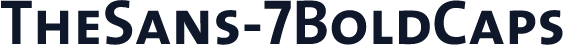 TheSans-7BoldCaps