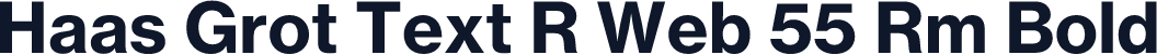 Haas Grot Text R Web 55 Rm Bold