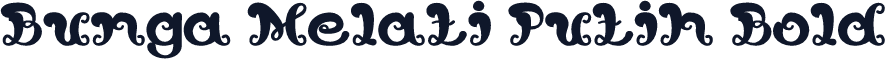 Bunga Melati Putih Bold