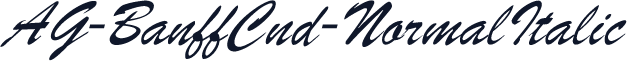AG-BanffCnd-NormalItalic