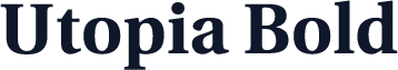 Utopia Bold