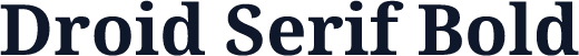 Droid Serif Bold