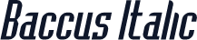 Baccus Italic