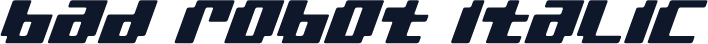 bad robot italic
