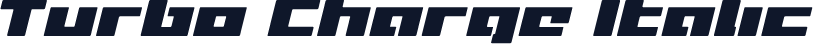 Turbo Charge Italic