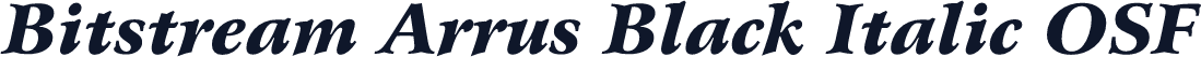 Bitstream Arrus Black Italic OSF
