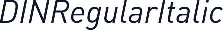 DINRegularItalic