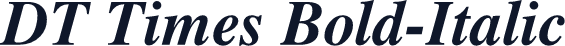 DT Times Bold-Italic