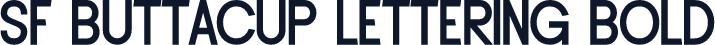 SF Buttacup Lettering Bold