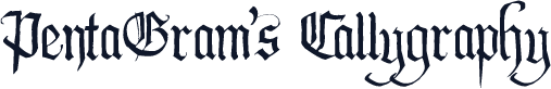 PentaGram’s Callygraphy