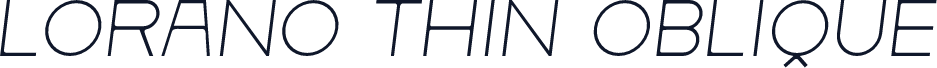 Lorano Thin Oblique