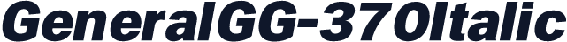 GeneralGG-370Italic