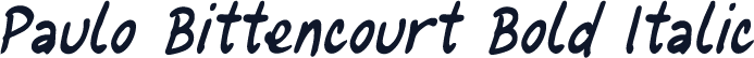 Paulo Bittencourt Bold Italic