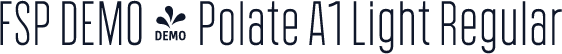 FSP DEMO - Polate A1 Light Regular
