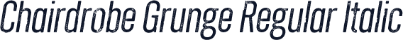 Chairdrobe Grunge Regular Italic