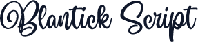 Blantick Script