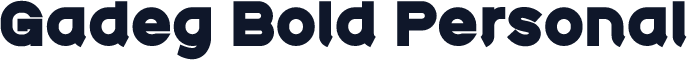 Gadeg Bold Personal