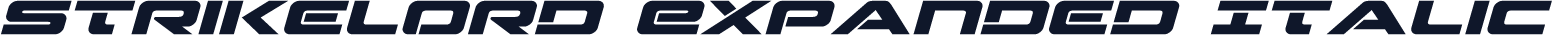 Strikelord Expanded Italic