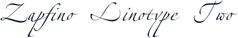 Zapfino Linotype Two