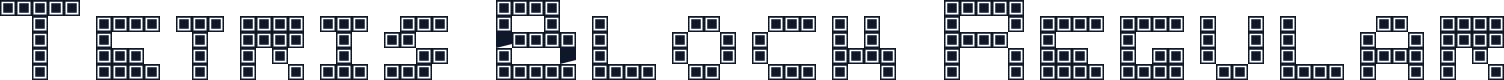 Tetris Block Regular