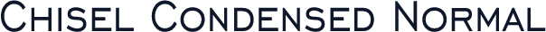 Chisel Condensed Normal