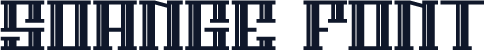 Soange Font