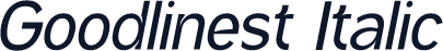 Goodlinest Italic