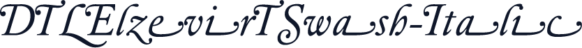 DTLElzevirTSwash-Italic