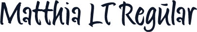 Matthia LT Regular