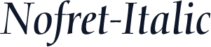 Nofret-Italic