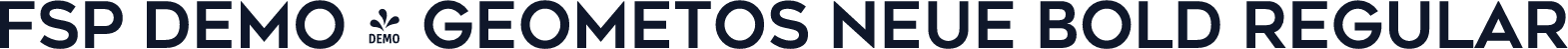 FSP DEMO - Geometos Neue Bold Regular