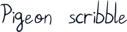 Pigeon_scribble