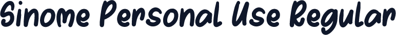 Sinome Personal Use Regular