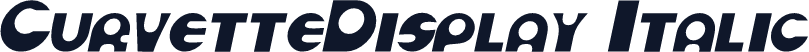 CurvetteDisplay Italic