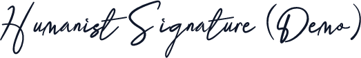 Humanist Signature (Demo)