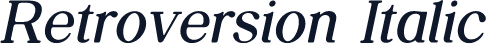 Retroversion Italic