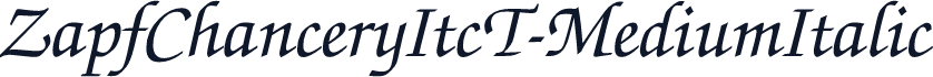 ZapfChanceryItcT-MediumItalic