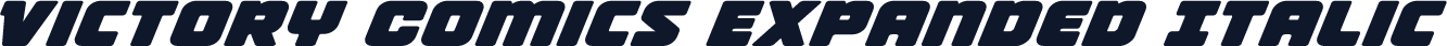 Victory Comics Expanded Italic