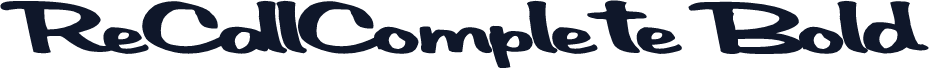 ReCallComplete Bold