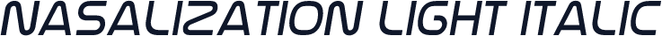 Nasalization Light Italic
