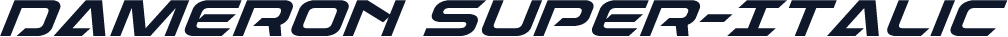 Dameron Super-Italic